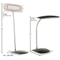 thumbnail image 2 of Lavish Home Modern Touch-Activated LED Desk Lamp with USB Power Cord (Black), 2 of 10