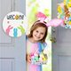 thumbnail image 5 of Decoraciones de Pascua para Casa Colgante de Madera 25x25cm con Conejito Y Huevo, Decoraciones de Fiesta de Pascua para Pared Y Puerta, 5 of 6