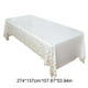 thumbnail image 3 of Mantel de plástico con forma de copo de nieve, mantel de estrella dorada, decoración de mesa de plástico desechable, mantel para fiestas navideñas, rectangular, plegable, portátil, plástico, 3 of 9