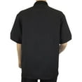 thumbnail image 5 of Men Silversilk 2pc Walking Leisure Matching Suit Italian Woven Knits 71032 Black, 5 of 6