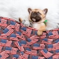thumbnail image 3 of Pofeuu America Flags1 Print Puppy Blanket,Dog Blankets,Pet Blanket Cozy Cat Blankets for Indoor Cats, Fuzzy Pet Blanket for Kitten Doggy Dog Blankets-Medium, 3 of 8