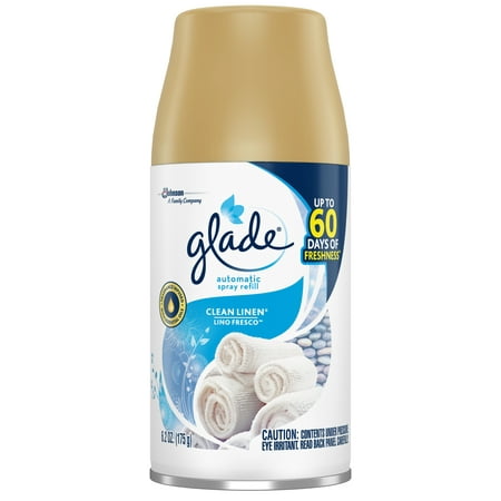 Glade Automatic Spray Refill Clean Linen, Fits in Holder For Up to 60 Days of Freshness, 6.2 oz, 1 (Best Skis For Glades)