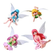 OUNONA Fairy Figurine Tiny Figure Garden Decoration 4pcs