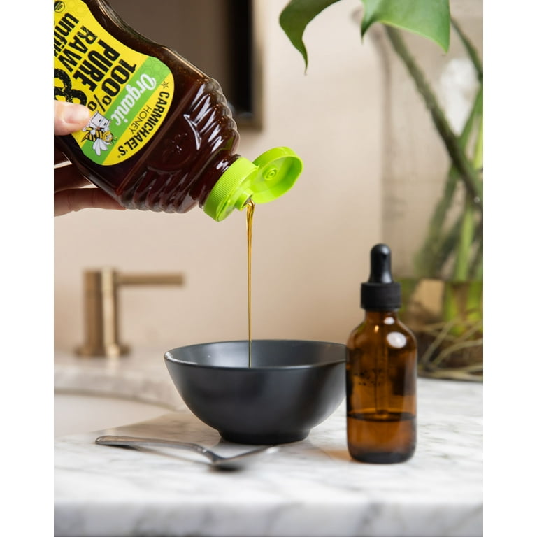 Carmichael's Honey Organic Raw Unfiltered Honey, 40 oz Squeeze