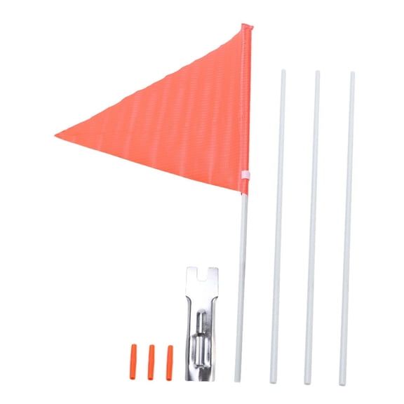 Greeniant Bike Safety Flag with Mounting Bracket with Pole Adjustable for Kids Cycling Ciclismo