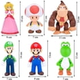thumbnail image 4 of Figura de acción de Super Mario Luigi Peach Bowser Yoshi Wario, modelo de anime, juguetes, muñeco de dibujos animados, regalo de cumpleaños para niños, 4 of 5