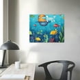 thumbnail image 3 of Nawypu  Underwater Submarine Stretched Canvas Wall Art, 3 of 4