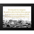 thumbnail image 2 of Wilson, Kali 24x19 Black Modern Framed Museum Art Print Titled - Be Strong and Courageous, 2 of 5
