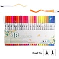 thumbnail image 1 of Dual Tip Watercolor Markers, 48 Assorted Colors/Pack, Fineliner & Brush Tip, 1 of 6