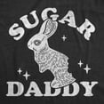 thumbnail image 2 of Mens Funny T Shirts Sugar Daddy Bunny Sarcastic Easter Graphic Novelty Tee for Men Graphic Tees, 2 of 9