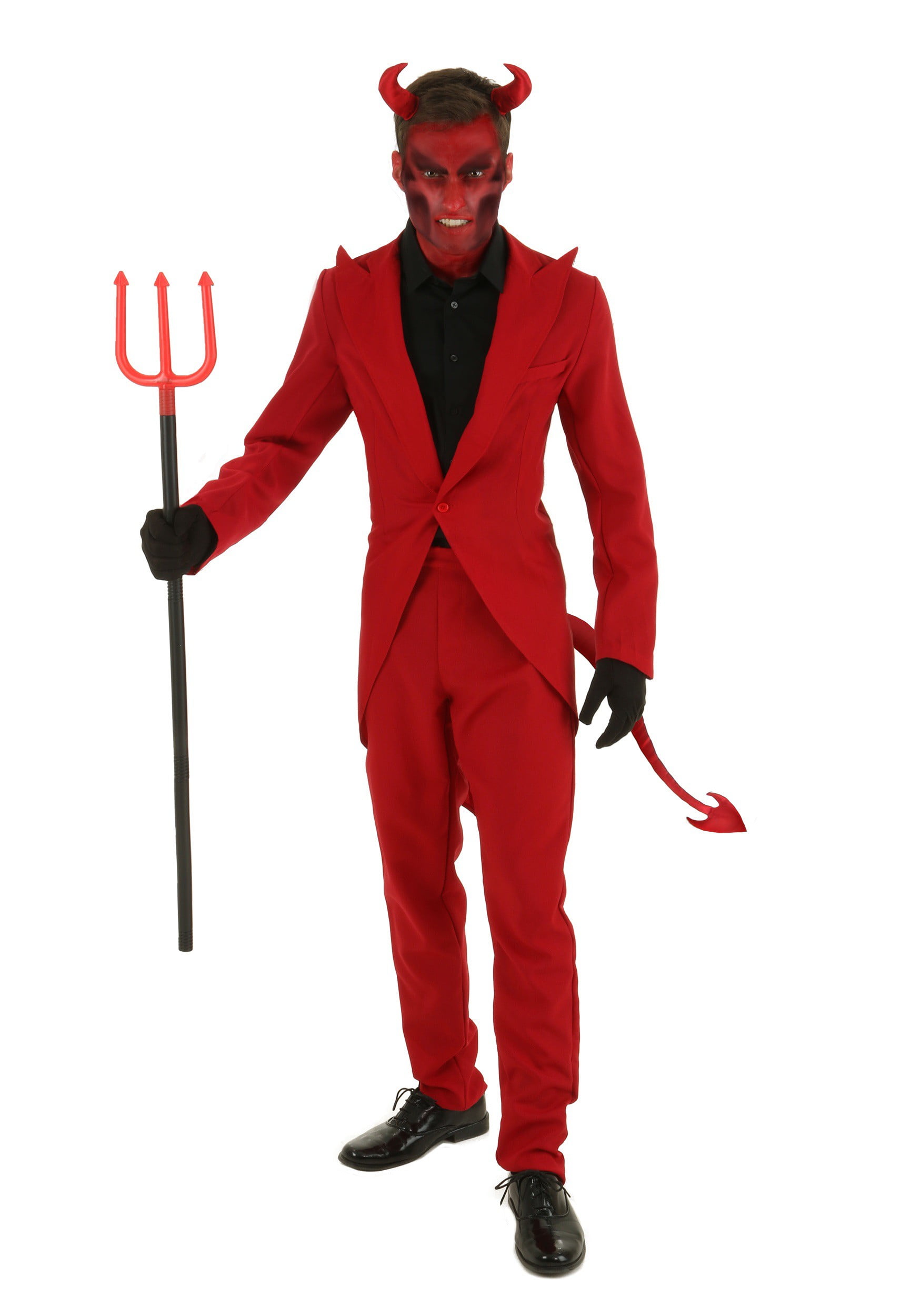 Adult Red Suit Devil Costume - Main Image