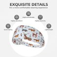 thumbnail image 3 of Deer Owl Rabbit Headbands for Women Men, Workout Elastic Sweat Band for Yoga Running Cycling Gym Exercise Non Slip Head Bands for Women's Hair, 3 of 5