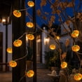 thumbnail image 4 of Battery Powered Mini Pumpkin LED String Lights Transparent Garland Decor, 4 of 7