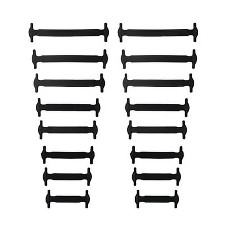 

Freestyle Nok 16pcs/Pair Adult Lazy Elastic No Tie Shoelaces Free Tying Silicone Shoelace Easy Shoe Laces
