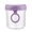Purple, variant on Queroig Overnight Oats Glass Container, with Portable Hanging Loop, Wide Mouth Leakproof Food Storage Jar, for Snacks Nuts Yogurt Meal Replacement