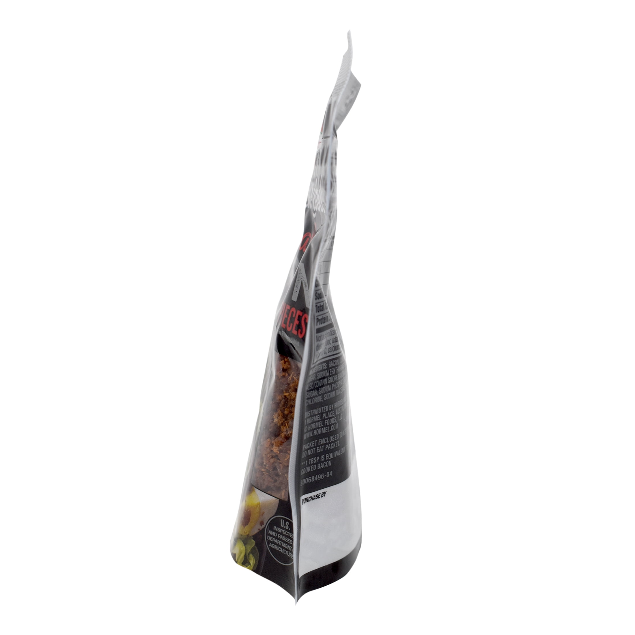 Hormel, Black Label, Real Bacon Pieces, Refrigerated 2.8 oz Plastic Pouch