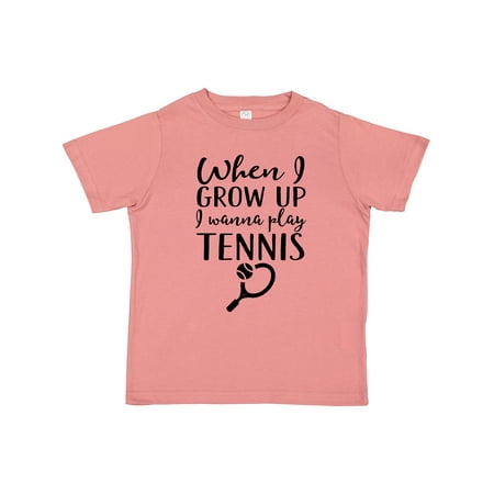 

Inktastic Future Tennis Player Boys or Girls Toddler T-Shirt