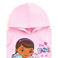 thumbnail image 4 of Disney Doc McStuffins Fleece Pullover Peplum Hoodie Toddler to Little Kid, 4 of 5