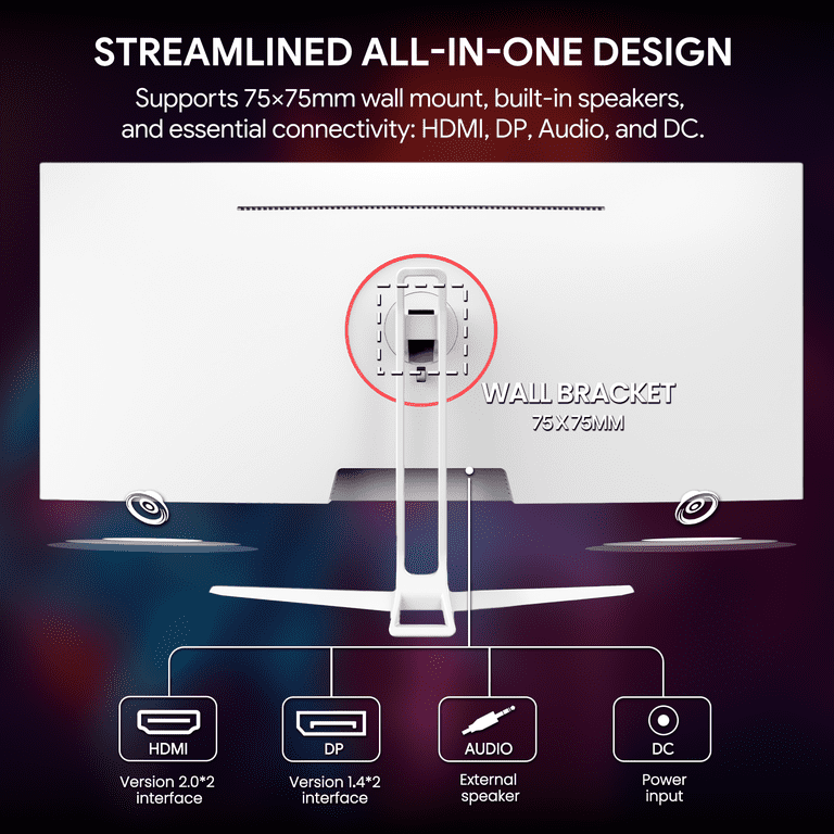 CRUA 34" Ultrawide 165Hz Gaming Monitor photo 3