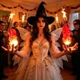 thumbnail image 4 of AHGQT Halloween Floating Fireball Prop, Creative Flame Prop, Flame Lamp Prop Artificial Fake Fire Floating Props No Flame for Home Halloween Party, Red, 4 of 4