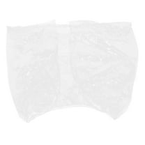 WHAMVOX Durable Transparent Motorcycle Cover for Outdoor Rain Heavy Duty PE Film for Motorcycles and Bikes