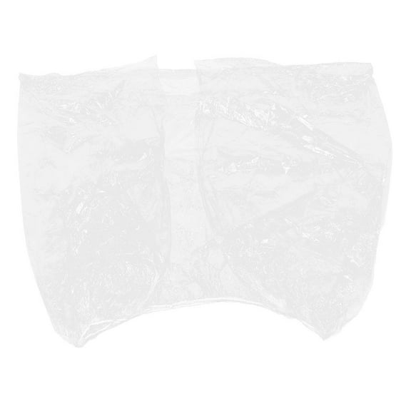 WHAMVOX Durable Transparent Motorcycle Cover for Outdoor Rain Heavy Duty PE Film for Motorcycles and Bikes