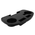 thumbnail image 4 of LEORX Weather Resistant Black Plastic Chair Beverage Tray Multipurpose for Lounge Chair, 4 of 6