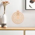 thumbnail image 1 of OULII hanging calendar Perpetual Calendar Boxwood 1Pack for Bookshelf, 1 of 8