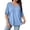 Light Blue, variant on Womens-Plus-Size-Tank-Tops Summer Trendy V Neck T Shirts Casual Flowy Sleeveless Blouse Comfy Tunics Tee