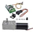 thumbnail image 4 of Moteur à Engrenages 12V, Mini Turbines Moteur à Engrenages avec Arbre de 8mm 5840-31ZY pour Robot Table Rotative Serrure de Porte Rideau Machine, Réduction de Vitesse de Turbos, 4 of 7