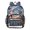 Snowman, variant on Ttyddzy Clear Backpack Heavy Duty PVC Transparent Backpack for College Workplace, Purple Tear Butterflies