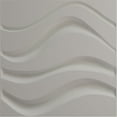 thumbnail image 5 of Ekena Millwork 19 5/8"W x 19 5/8"H Wave EnduraWall Decorative 3D Wall Panel, Universal Aged Metallic Weathered Steel (12-Pack for 32.04 Sq. Ft.), 5 of 6
