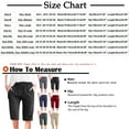 thumbnail image 2 of Puyaiuu New 2025 Womens Shorts Plus Size Trendy Solid Half Shorts Pants High Elastic Waist Tie Front with Pocket Breathable Swim Shorts Women, 2 of 4