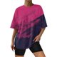 thumbnail image 1 of Gibobby Playera Corte clásico para Mujer Camisetas tamaño para mujer Blusa informal verano con cuello redondo algodón corte holgado y manga corta(Rosa caliente,CH), 1 of 4