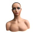 thumbnail image 2 of Bald Mannequin Head Stand, Professional Female Bald Mannequin Head Display Model F, 2 of 9