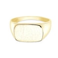 thumbnail image 3 of AFFY Rectangular Signet Ring In 14K Yellow Gold Plated 925 Sterling Silver for Men's, Ring Size 12, 3 of 3