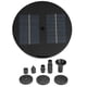 thumbnail image 2 of Bomba de fuente solar, fuente solar redonda de 1,6 W, fuente de agua alimentada por energía solar, construcción robusta, 2 of 12