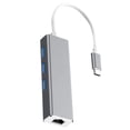 thumbnail image 4 of OULII Ethernet Adapter USB C with 1000Mbps Network Connection Grey for Home Office 1Set, 4 of 8