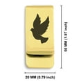 thumbnail image 2 of Stainless Steel Religious Dove Classic Slim Money Clip Credit Card Holder, 2 of 2