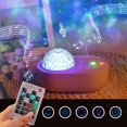 thumbnail image 4 of Stjärnprojektor Nattljus Rymdskepp Ljus Galaxy LED Projektor Ljus Bluetooth Högtalare Barnrum Heminredning Ljus, 4 of 5