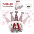thumbnail image 3 of Valentines Day Decor 2pcs Tumbler Shape Valentines Gnomes Plush Elf Dwarf, 3 of 5