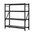 thumbnail image 2 of Edsal Freestanding Bulk Storage Rack, 4 Shelves, 78"H x 77"W x 24"D ER7824W4, 2 of 2
