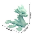 thumbnail image 3 of SSZMDLB under $5 11Pcs Dragon Ornament, Mini Sea Dragon Decor, 3D Printed Table Decorations, Home Desk Ornaments, Sea Creature Figures, Sea Theme Decor, Small Tabletop Statues, 3 of 9