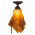 thumbnail image 5 of Meyda Tiffany 184461 Taste Of Honey 12" Wide Semi-Flush Ceiling Fixture - Bronze, 5 of 7