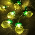thumbnail image 5 of JingChun 78.7 Inches LED Pineapple String Lights Party Ambient Lights Birthday Decoration Scene Decoration Lamps Fruit Shape Battery Powered, 5 of 6