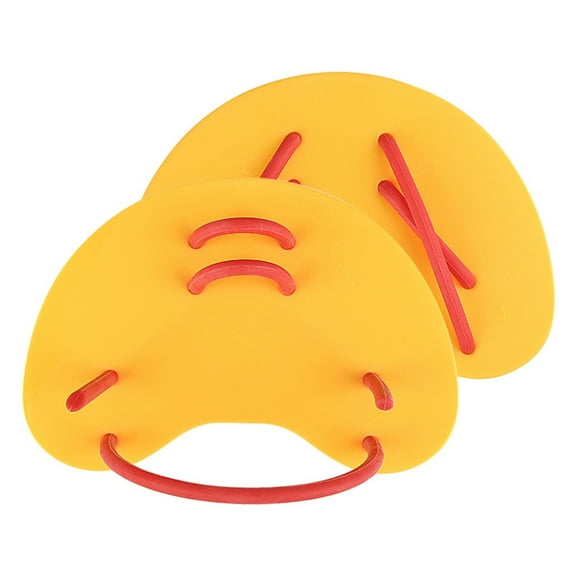 Pack of 2 Swim Practice Paddles Swim Training Fins Silicone Texture for Swimming