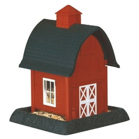 Audubon Red Barn Combo Bird Feeder Silo Includes Thistle