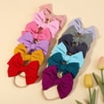 thumbnail image 3 of Elegant Bow Head Chain for Daily Wear Nylon Elastic Headband Girls and Women Accessory Soft Fabric Ribbon Style for Festivals and Cute Hair Decoration, 3 of 3