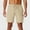 Khaki, variant on FDGIU 2025 Men's Gym Shorts Quick Dry Workout Shorts with Pockets, Lined Athletic Sweatpants, Ultra Cozy Lounge Fitness Shorts