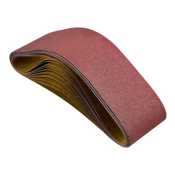 VEVOR Sanding Belts, 6 x 48-inch Belt Sander Sanding Belts, 10PCS 80 Grit Aluminum Oxide for Woodworking, Steel, Aluminum, Non-Ferrous Metals